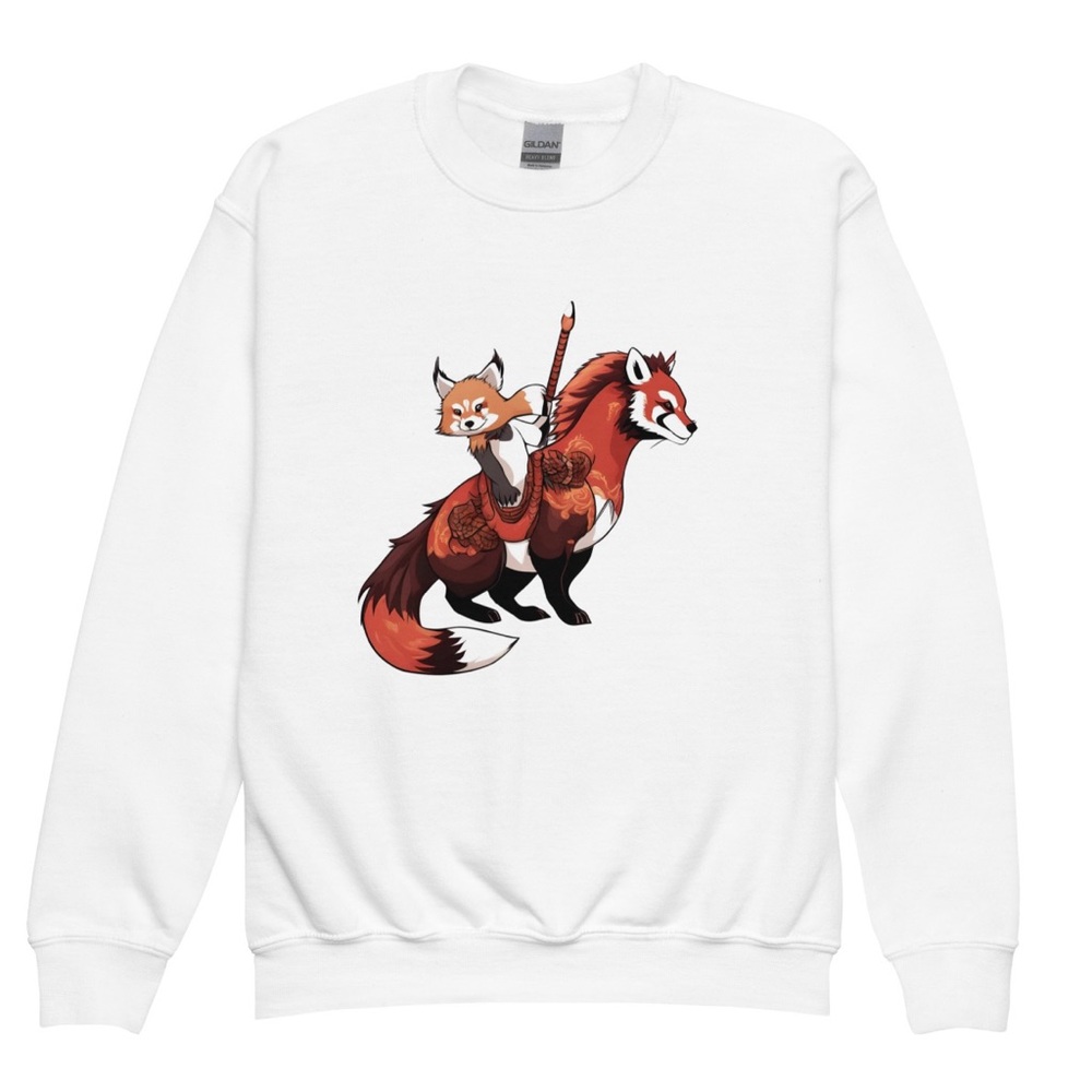 Children’s Unique Warrior Fox Sweatshirt - Brand New